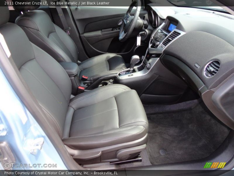 Ice Blue Metallic / Jet Black Leather 2011 Chevrolet Cruze LT