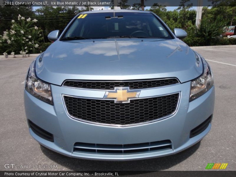 Ice Blue Metallic / Jet Black Leather 2011 Chevrolet Cruze LT