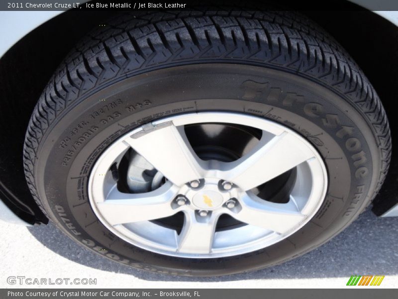 Ice Blue Metallic / Jet Black Leather 2011 Chevrolet Cruze LT
