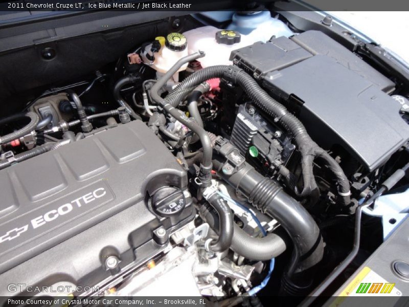 Ice Blue Metallic / Jet Black Leather 2011 Chevrolet Cruze LT