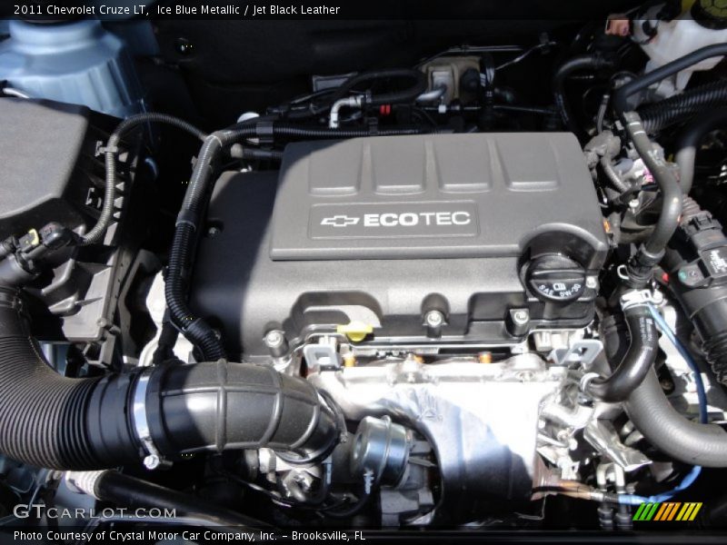 Ice Blue Metallic / Jet Black Leather 2011 Chevrolet Cruze LT