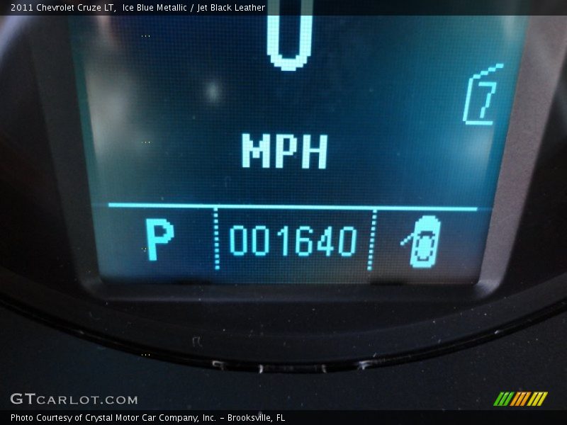 Ice Blue Metallic / Jet Black Leather 2011 Chevrolet Cruze LT