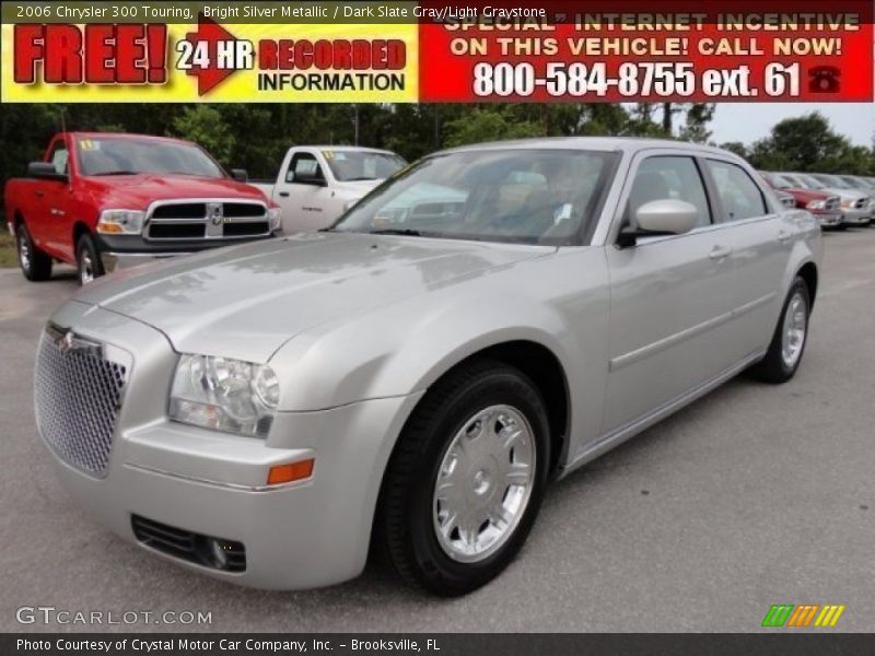 Bright Silver Metallic / Dark Slate Gray/Light Graystone 2006 Chrysler 300 Touring