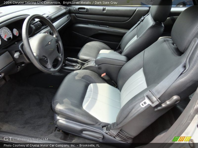 Bright Silver Metallic / Dark Slate Gray 2004 Chrysler Sebring GTC Convertible