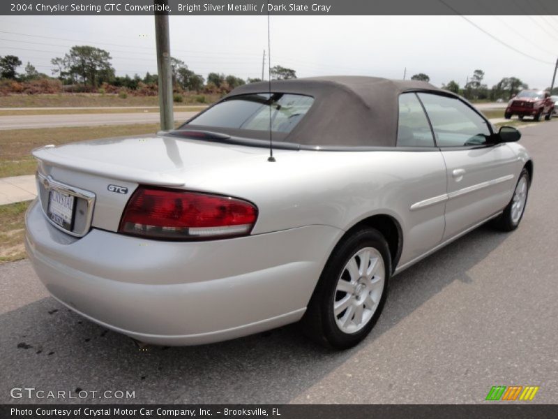 Bright Silver Metallic / Dark Slate Gray 2004 Chrysler Sebring GTC Convertible
