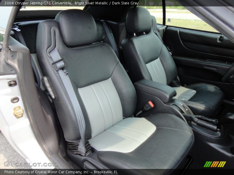 Bright Silver Metallic / Dark Slate Gray 2004 Chrysler Sebring GTC Convertible