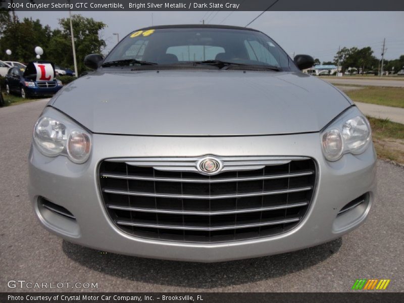 Bright Silver Metallic / Dark Slate Gray 2004 Chrysler Sebring GTC Convertible