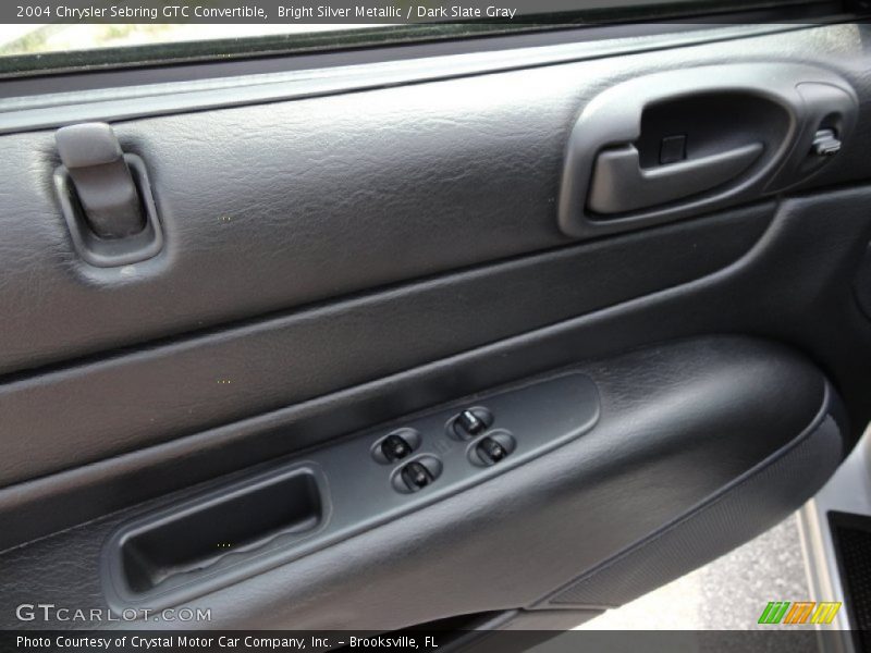 Bright Silver Metallic / Dark Slate Gray 2004 Chrysler Sebring GTC Convertible