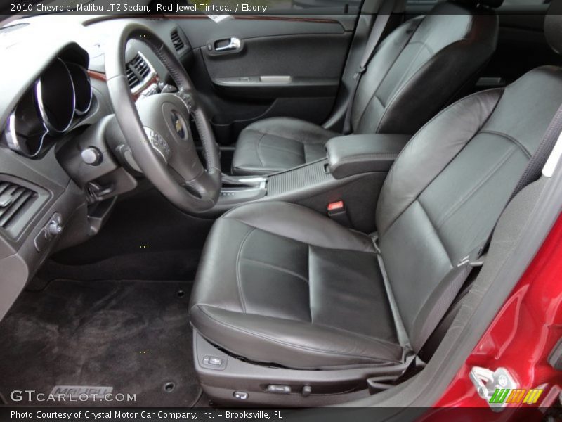Red Jewel Tintcoat / Ebony 2010 Chevrolet Malibu LTZ Sedan