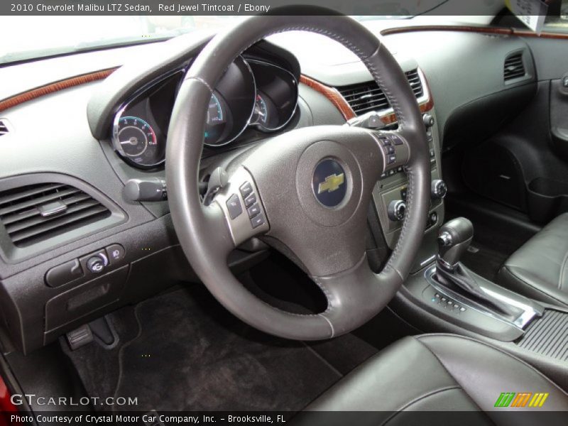 Red Jewel Tintcoat / Ebony 2010 Chevrolet Malibu LTZ Sedan