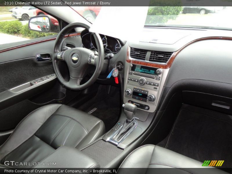 Red Jewel Tintcoat / Ebony 2010 Chevrolet Malibu LTZ Sedan