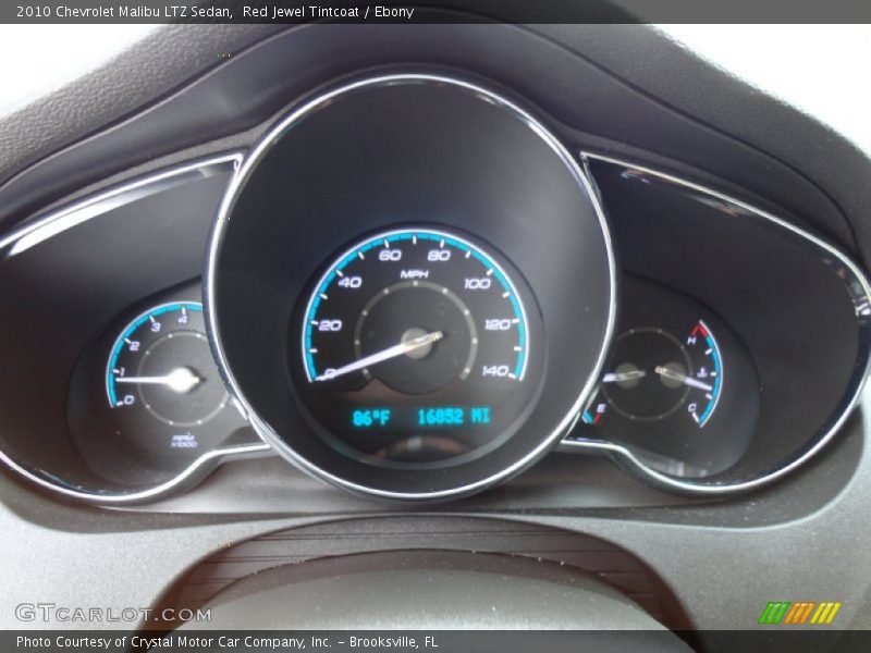 Red Jewel Tintcoat / Ebony 2010 Chevrolet Malibu LTZ Sedan