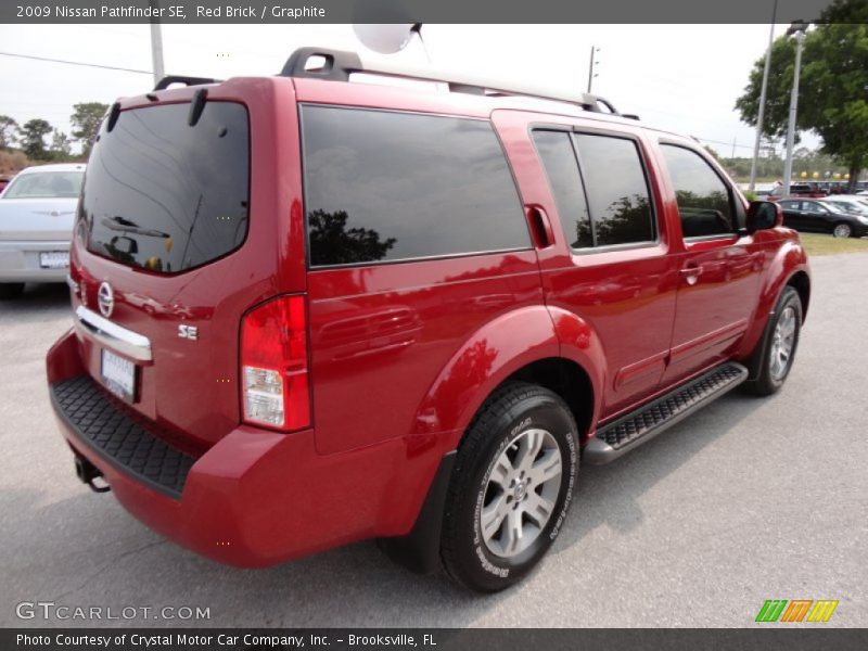 Red Brick / Graphite 2009 Nissan Pathfinder SE