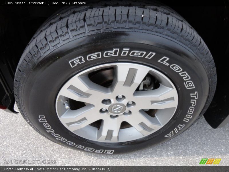 Red Brick / Graphite 2009 Nissan Pathfinder SE