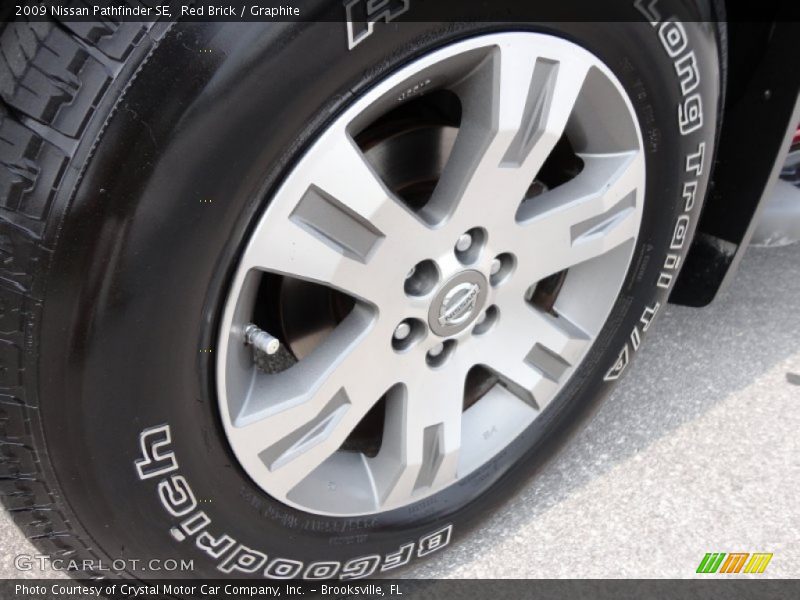 Red Brick / Graphite 2009 Nissan Pathfinder SE