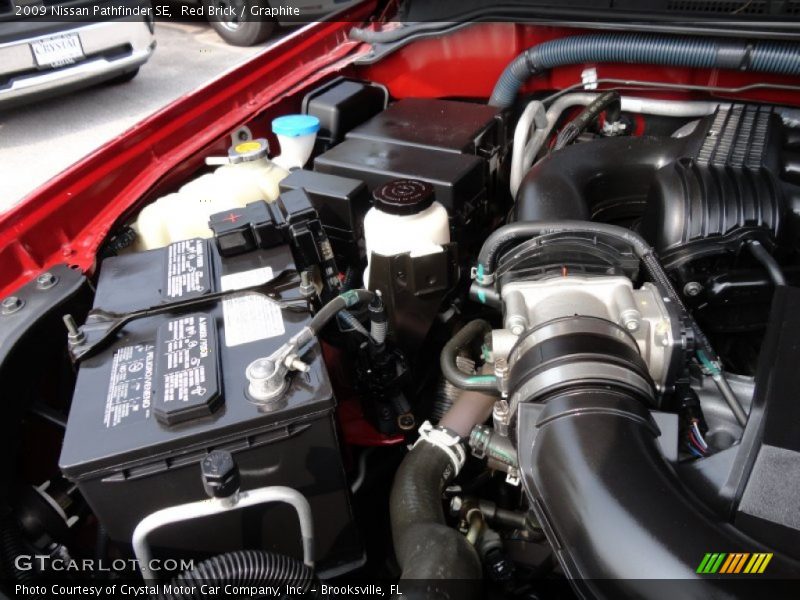 Red Brick / Graphite 2009 Nissan Pathfinder SE