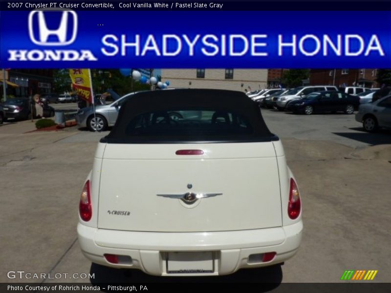 Cool Vanilla White / Pastel Slate Gray 2007 Chrysler PT Cruiser Convertible