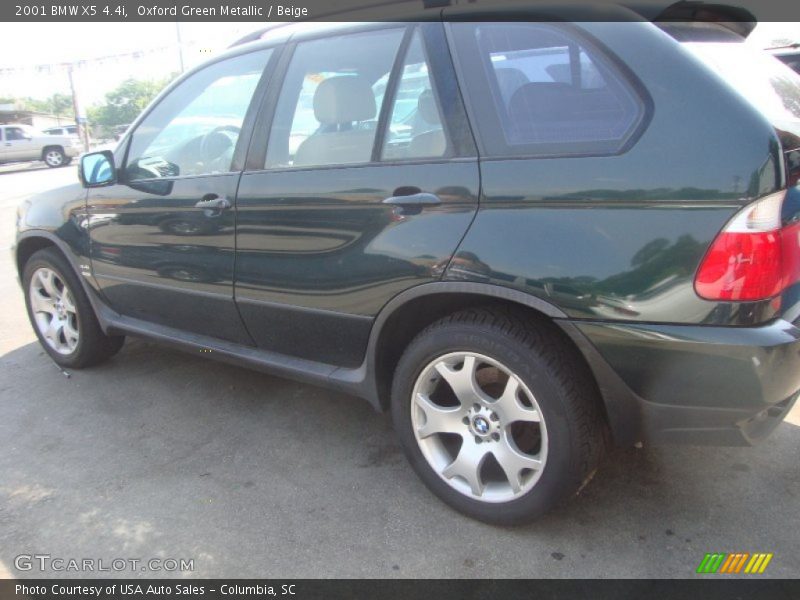 Oxford Green Metallic / Beige 2001 BMW X5 4.4i