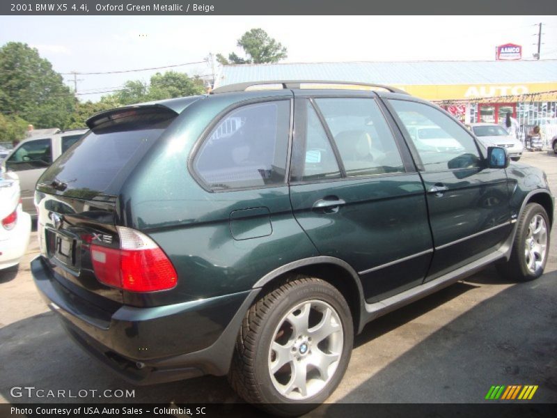 Oxford Green Metallic / Beige 2001 BMW X5 4.4i