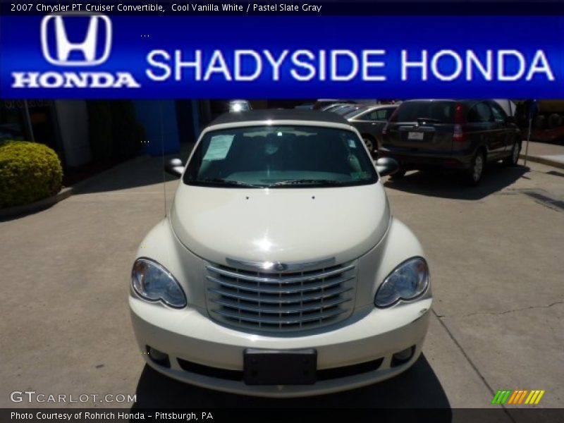 Cool Vanilla White / Pastel Slate Gray 2007 Chrysler PT Cruiser Convertible