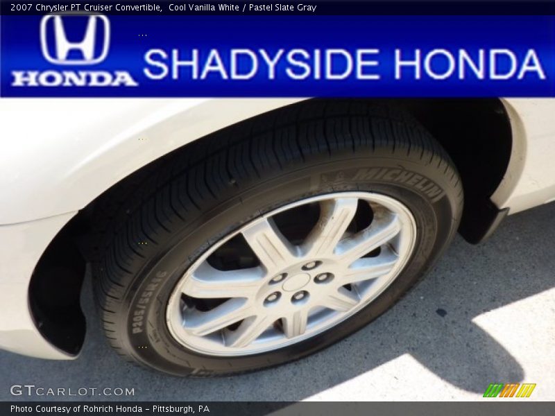Cool Vanilla White / Pastel Slate Gray 2007 Chrysler PT Cruiser Convertible