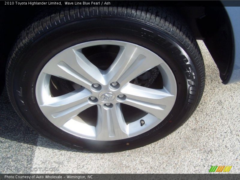 Wave Line Blue Pearl / Ash 2010 Toyota Highlander Limited