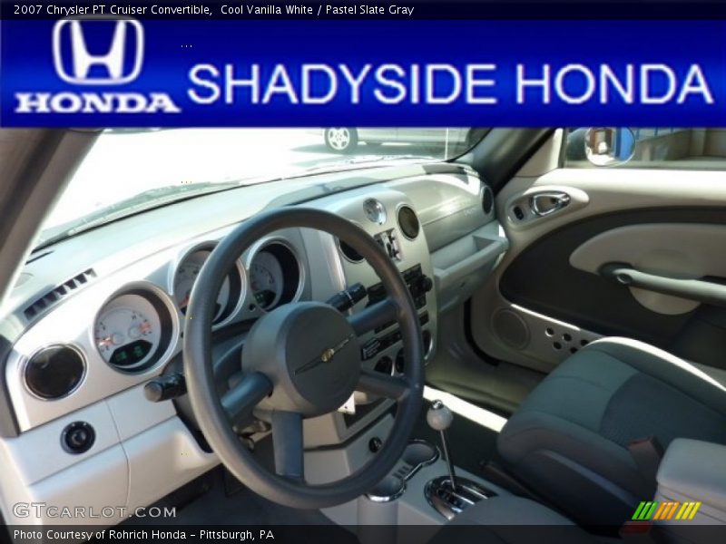 Cool Vanilla White / Pastel Slate Gray 2007 Chrysler PT Cruiser Convertible