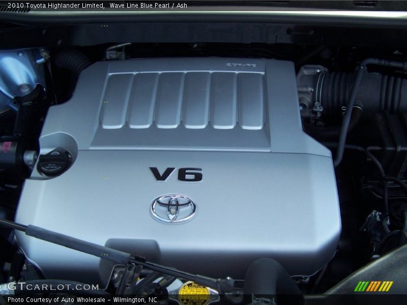 Wave Line Blue Pearl / Ash 2010 Toyota Highlander Limited