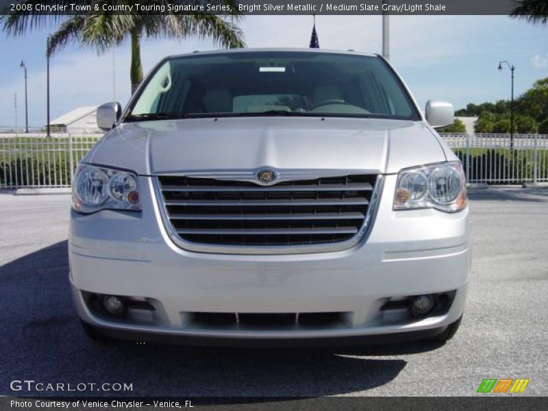 Bright Silver Metallic / Medium Slate Gray/Light Shale 2008 Chrysler Town & Country Touring Signature Series