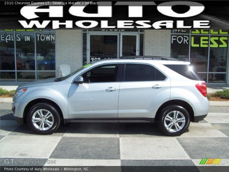Silver Ice Metallic / Jet Black 2010 Chevrolet Equinox LT
