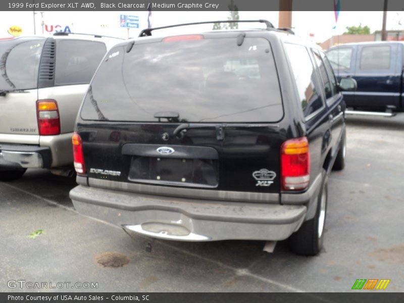 Black Clearcoat / Medium Graphite Grey 1999 Ford Explorer XLT AWD