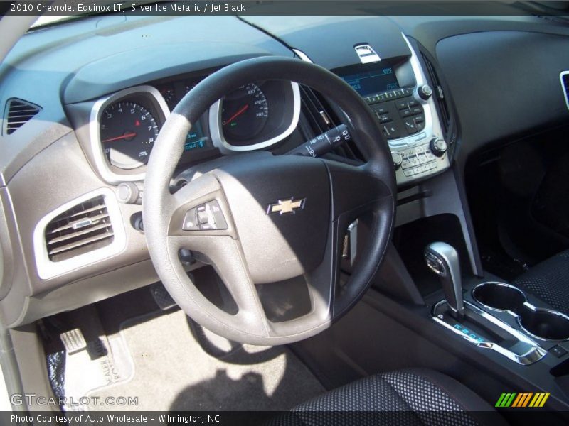 Silver Ice Metallic / Jet Black 2010 Chevrolet Equinox LT