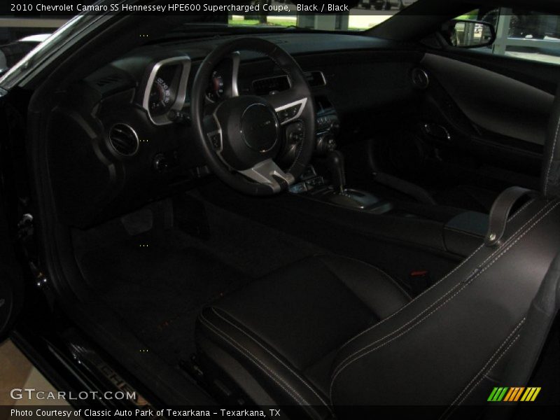 Black / Black 2010 Chevrolet Camaro SS Hennessey HPE600 Supercharged Coupe