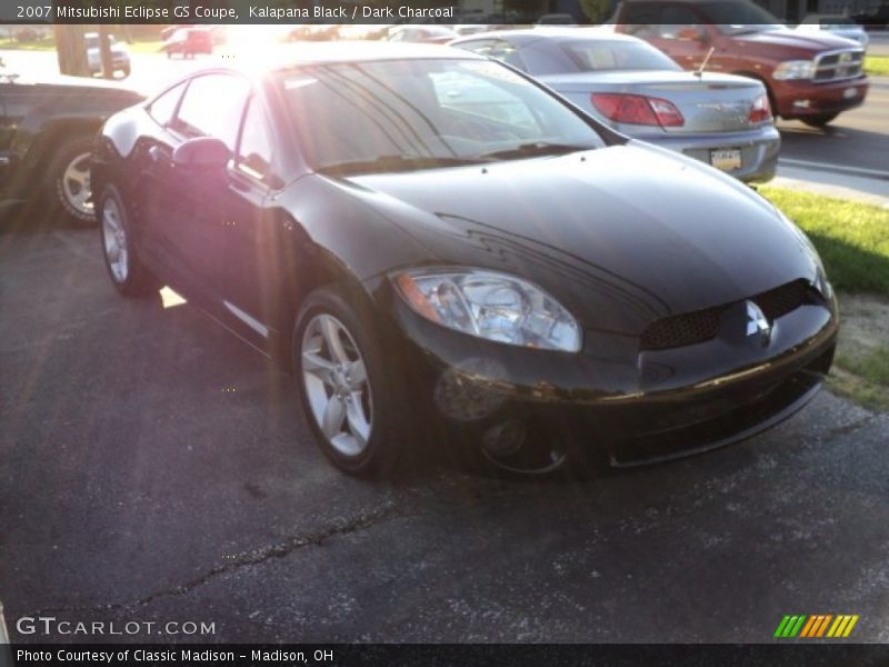 Kalapana Black / Dark Charcoal 2007 Mitsubishi Eclipse GS Coupe