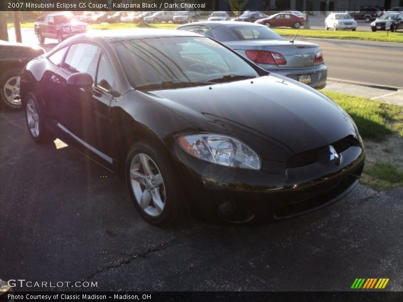 Kalapana Black / Dark Charcoal 2007 Mitsubishi Eclipse GS Coupe