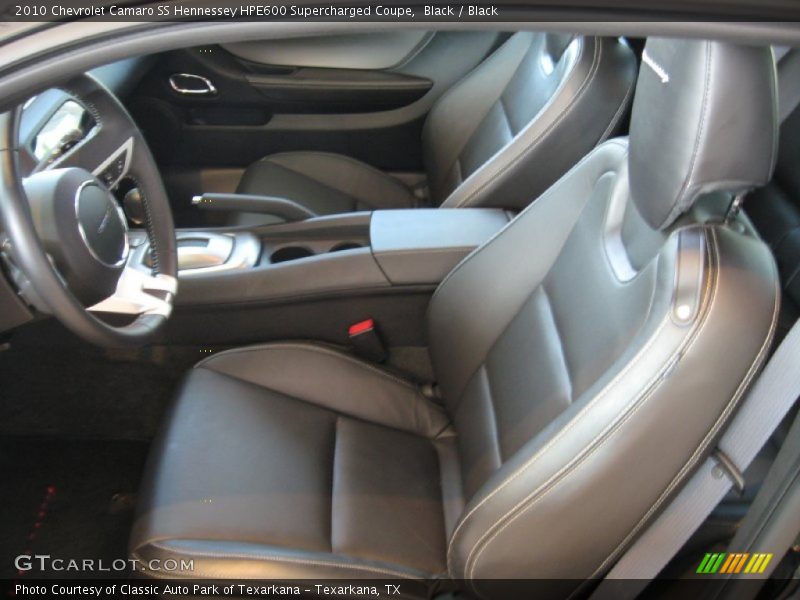  2010 Camaro SS Hennessey HPE600 Supercharged Coupe Black Interior