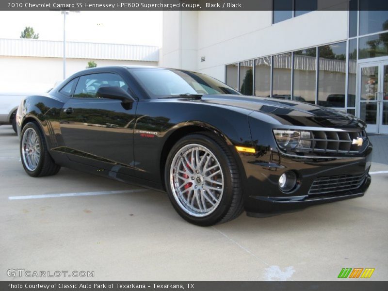  2010 Camaro SS Hennessey HPE600 Supercharged Coupe Black