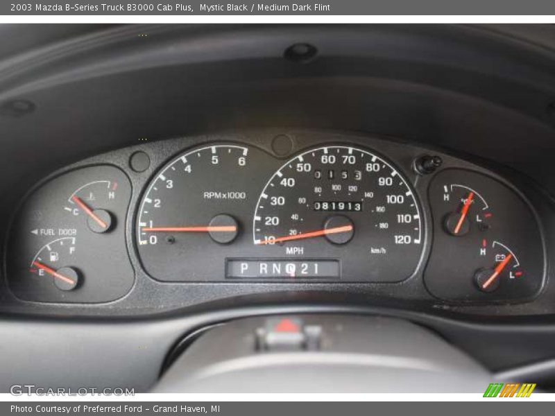  2003 B-Series Truck B3000 Cab Plus B3000 Cab Plus Gauges