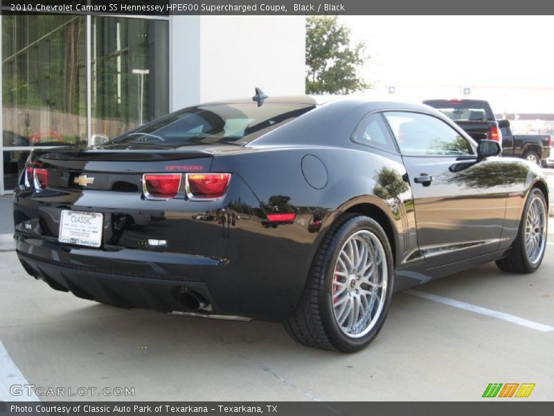 Black / Black 2010 Chevrolet Camaro SS Hennessey HPE600 Supercharged Coupe