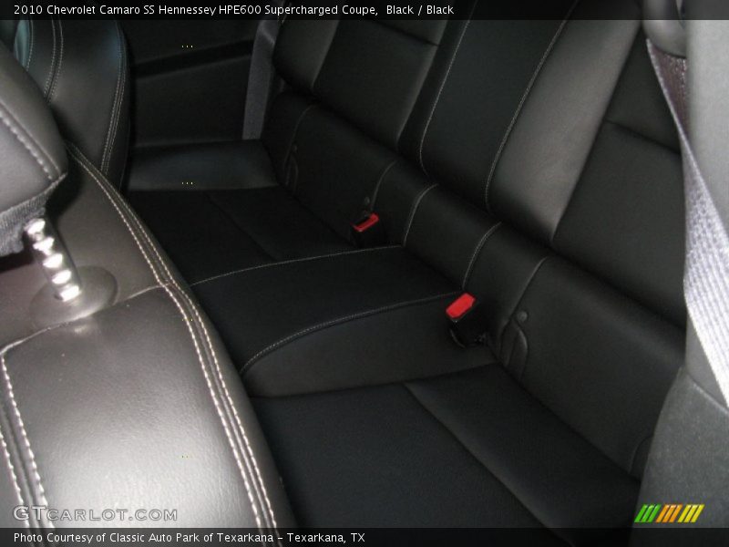 Black / Black 2010 Chevrolet Camaro SS Hennessey HPE600 Supercharged Coupe