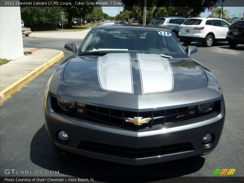 Cyber Gray Metallic / Gray 2011 Chevrolet Camaro LT/RS Coupe