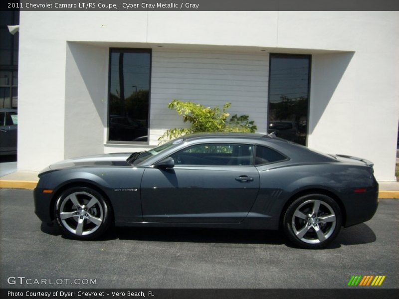 Cyber Gray Metallic / Gray 2011 Chevrolet Camaro LT/RS Coupe