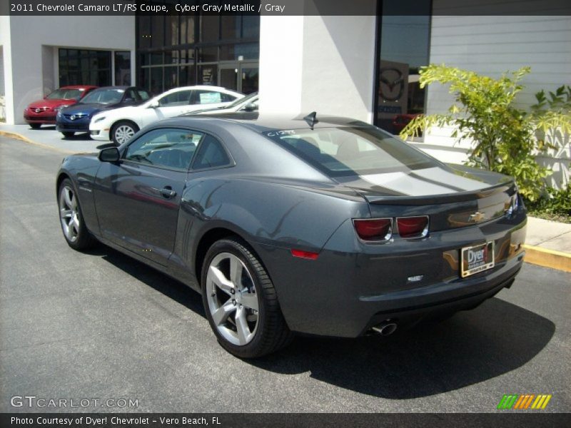 Cyber Gray Metallic / Gray 2011 Chevrolet Camaro LT/RS Coupe