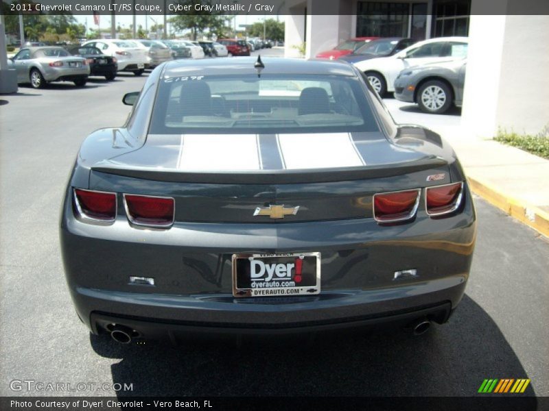 Cyber Gray Metallic / Gray 2011 Chevrolet Camaro LT/RS Coupe