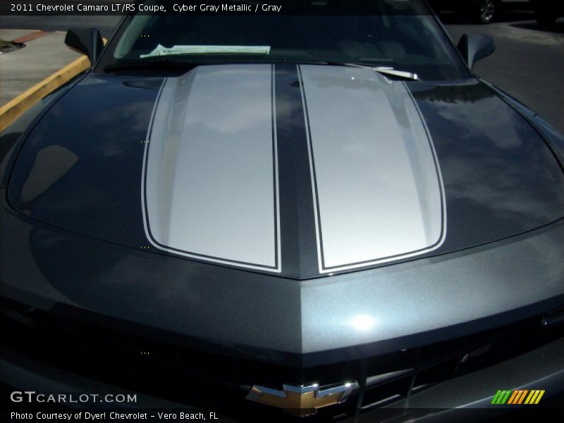 Cyber Gray Metallic / Gray 2011 Chevrolet Camaro LT/RS Coupe