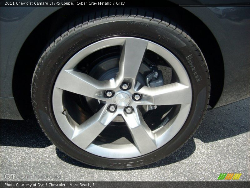 Cyber Gray Metallic / Gray 2011 Chevrolet Camaro LT/RS Coupe