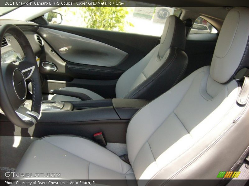 Cyber Gray Metallic / Gray 2011 Chevrolet Camaro LT/RS Coupe