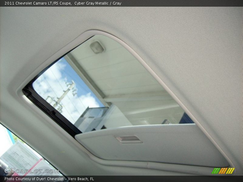 Cyber Gray Metallic / Gray 2011 Chevrolet Camaro LT/RS Coupe