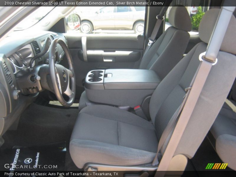 Silver Birch Metallic / Ebony 2009 Chevrolet Silverado 1500 LT Texas Edition Extended Cab