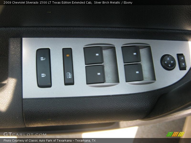 Silver Birch Metallic / Ebony 2009 Chevrolet Silverado 1500 LT Texas Edition Extended Cab